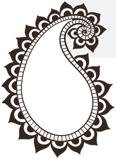 Paisley leaf