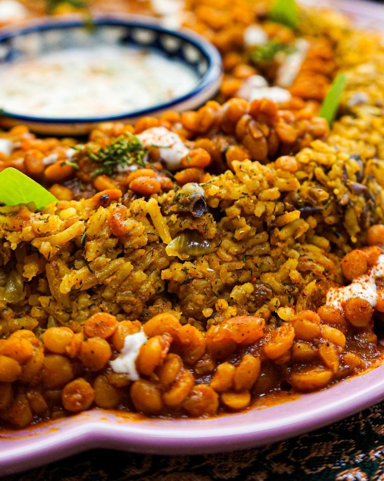 Afghanistani Shola Ghorbandi (Afghan Sticky Mung Bean Rice with Tomato ...