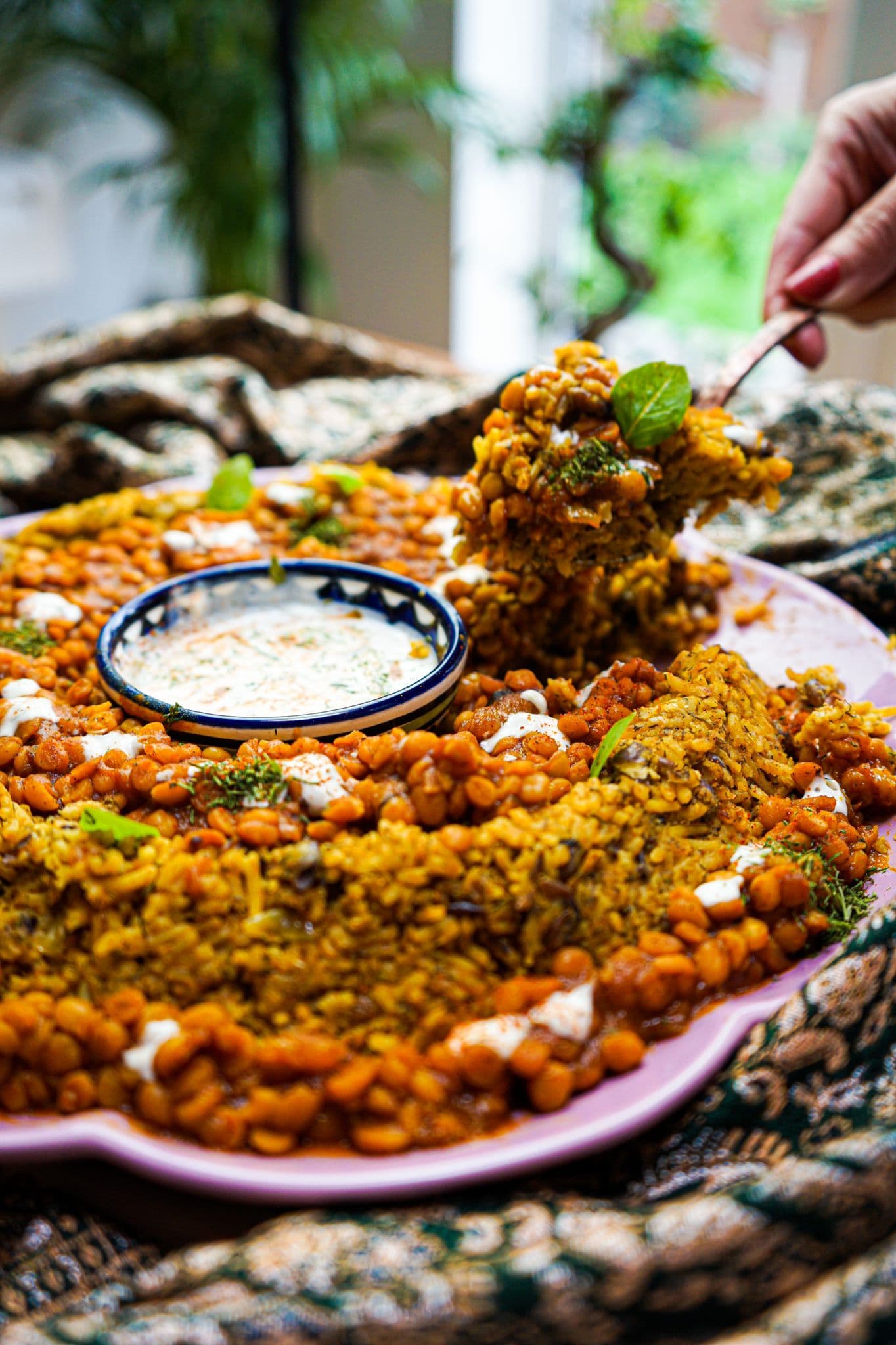 (1)Afghanistani Shola Ghorbandi (Afghan Sticky Mung Bean Rice with ...